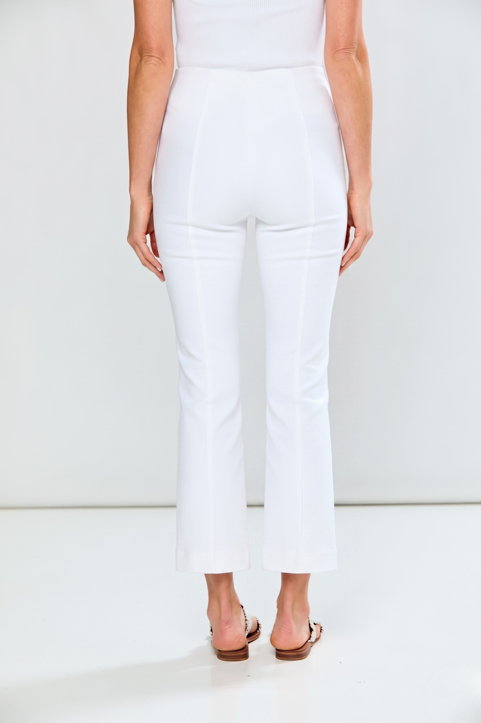 The Mallory Pant - White – Sara Campbell