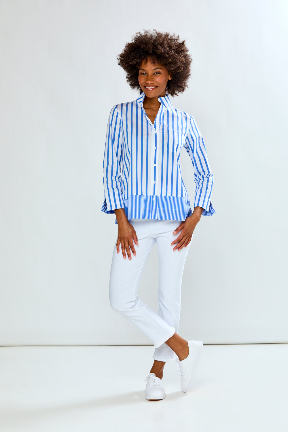 The Thea Striped Tunic – Sara Campbell