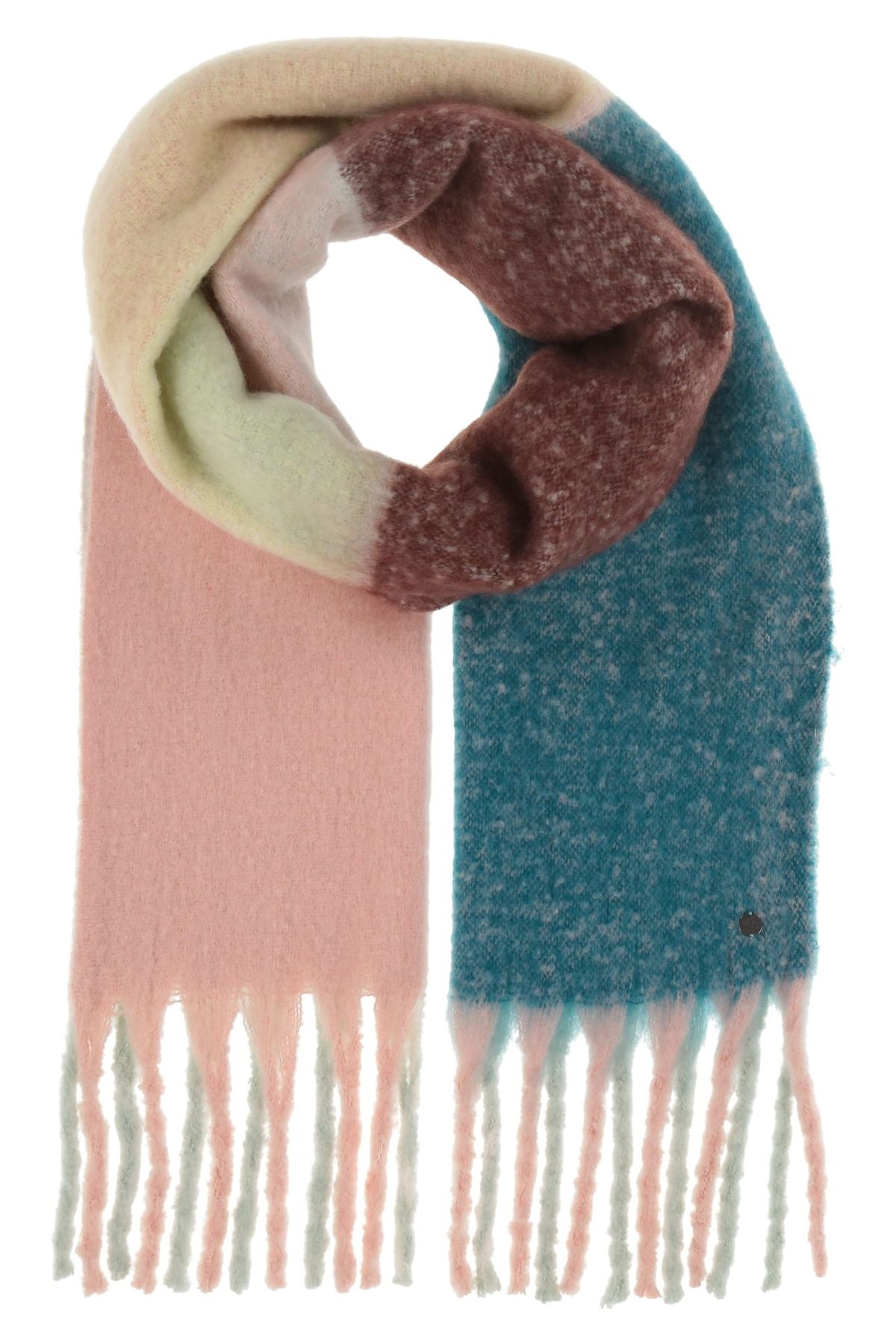 Petrol boucle scarf