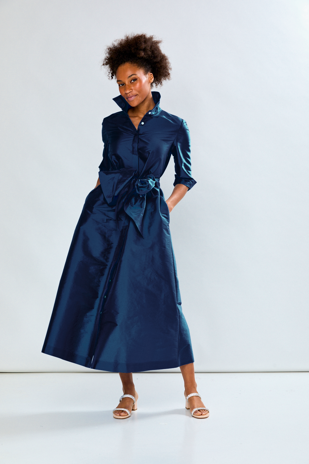 The Hollie Dress in Navy