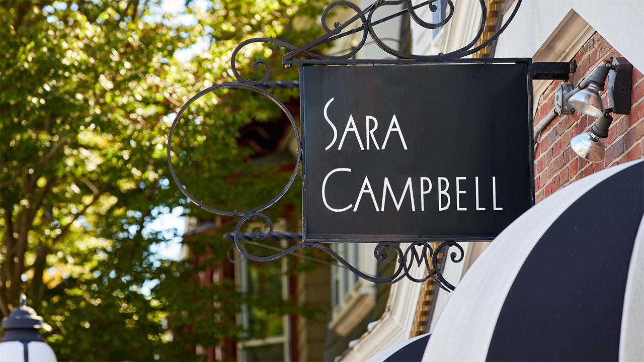 Sara Campbell store sign