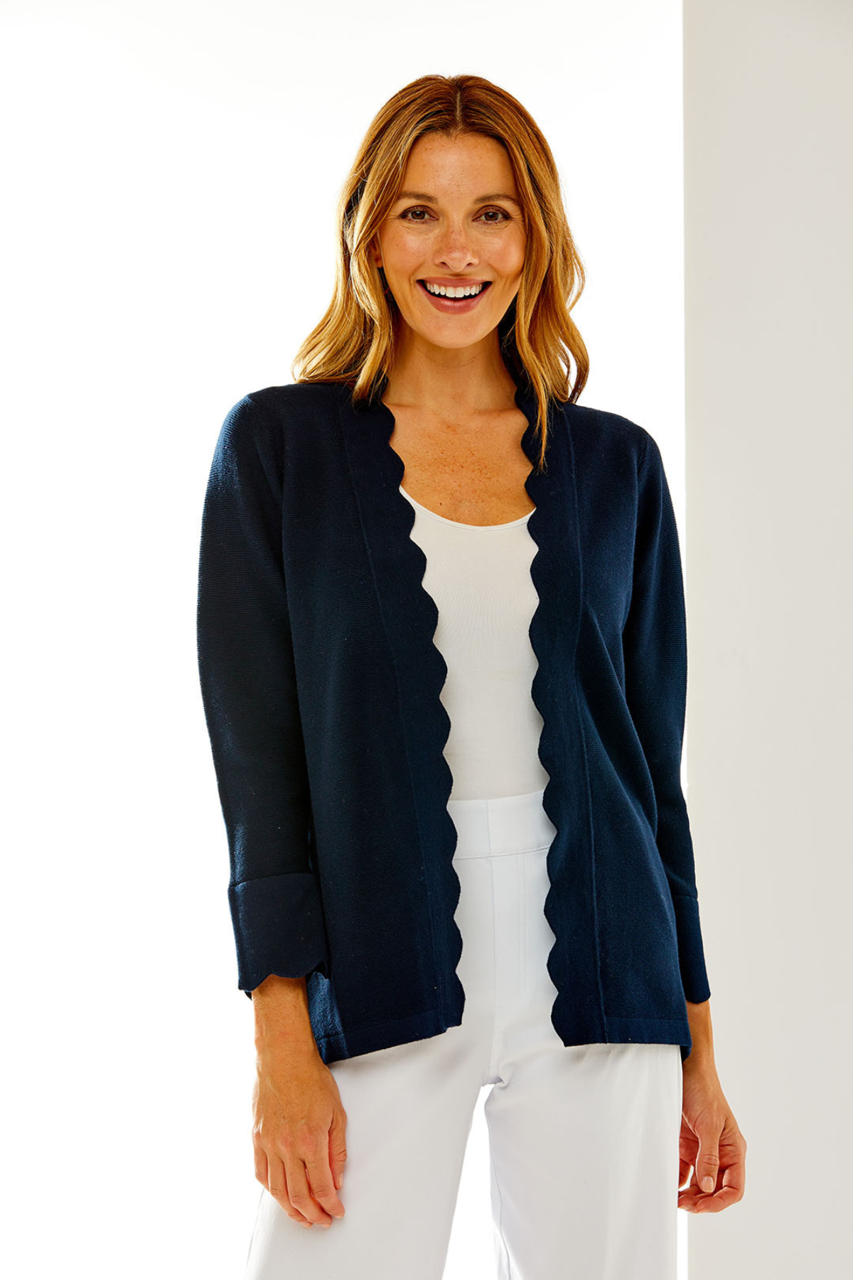 Navy hooded cardigan online ladies