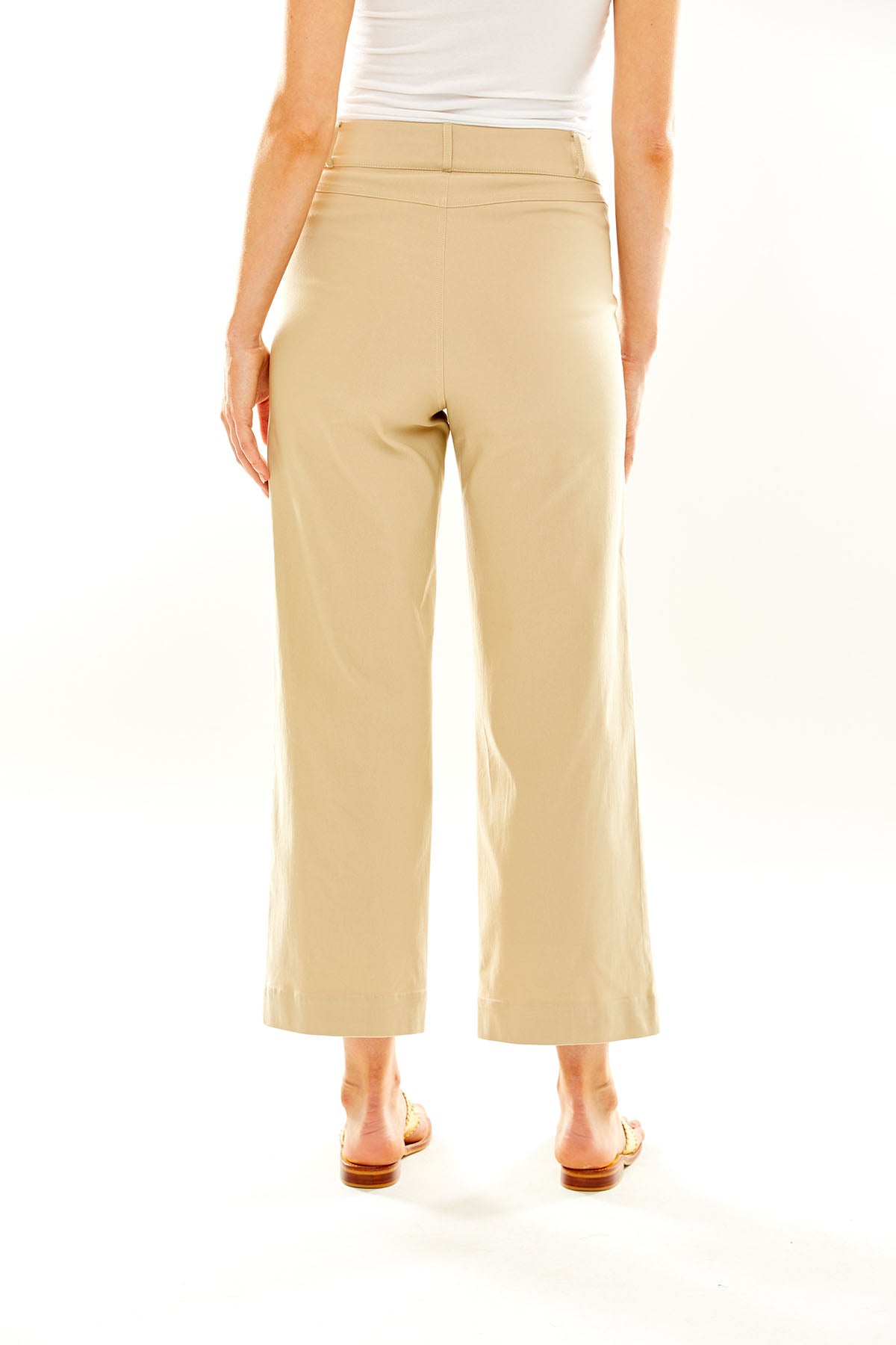Woman in sand pants