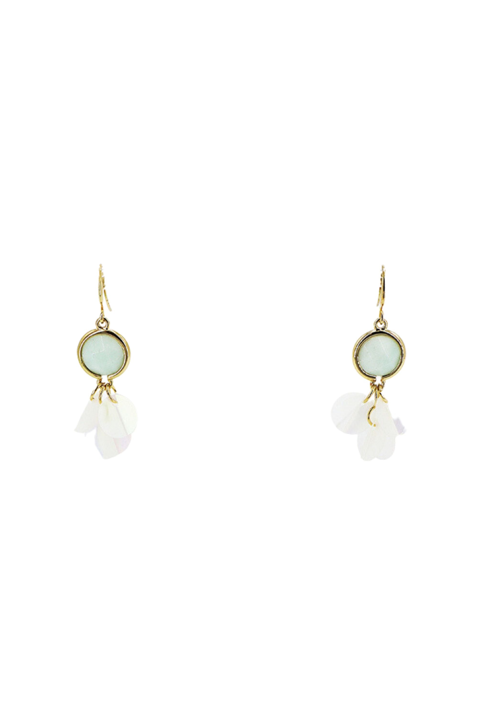 Amazonite drop earrings