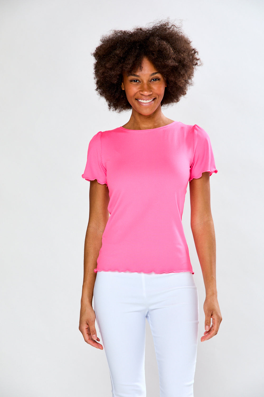 The Polly Top in Pink