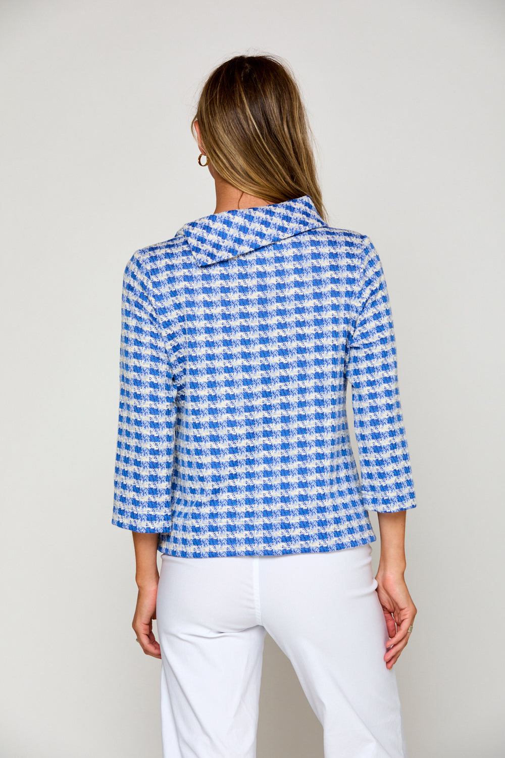 The Spencer Top in Blue Check