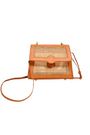 Rattan cane handbag