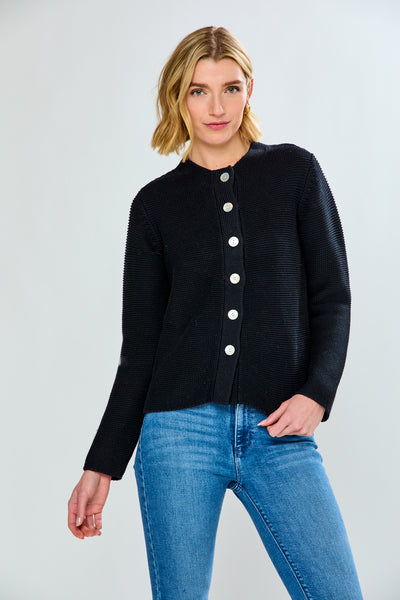 【AMOMENT】RIBBED BUTTON SET カーディガン AMOMENTO/アモーメント】RIBBED BUTTON CARDIGAN SET カーディガン