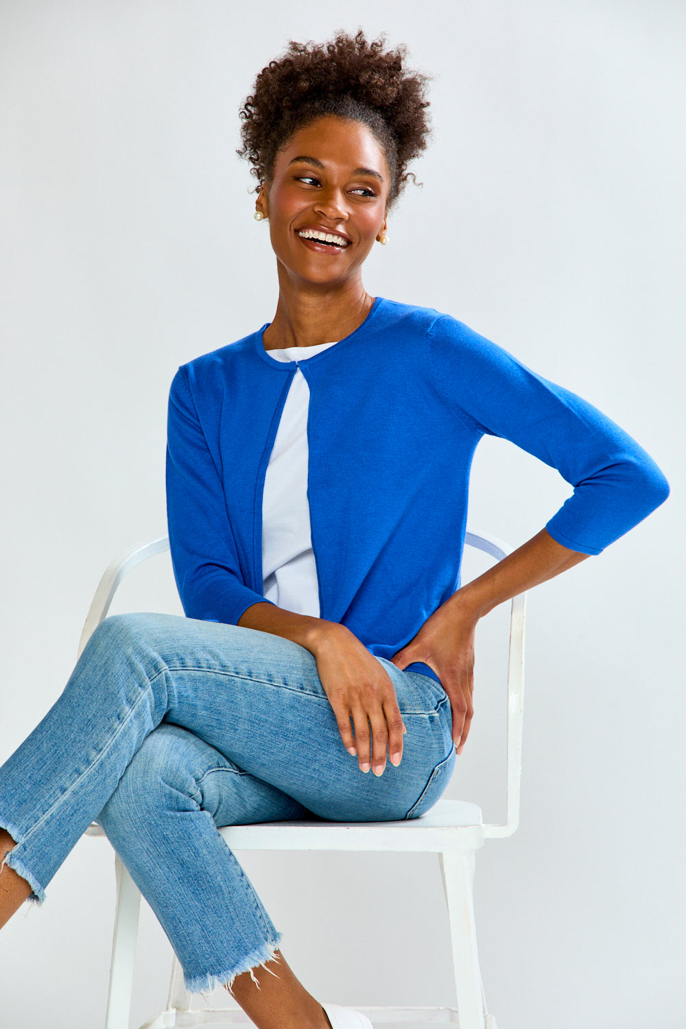 The Open Front Cardigan – Sara Campbell