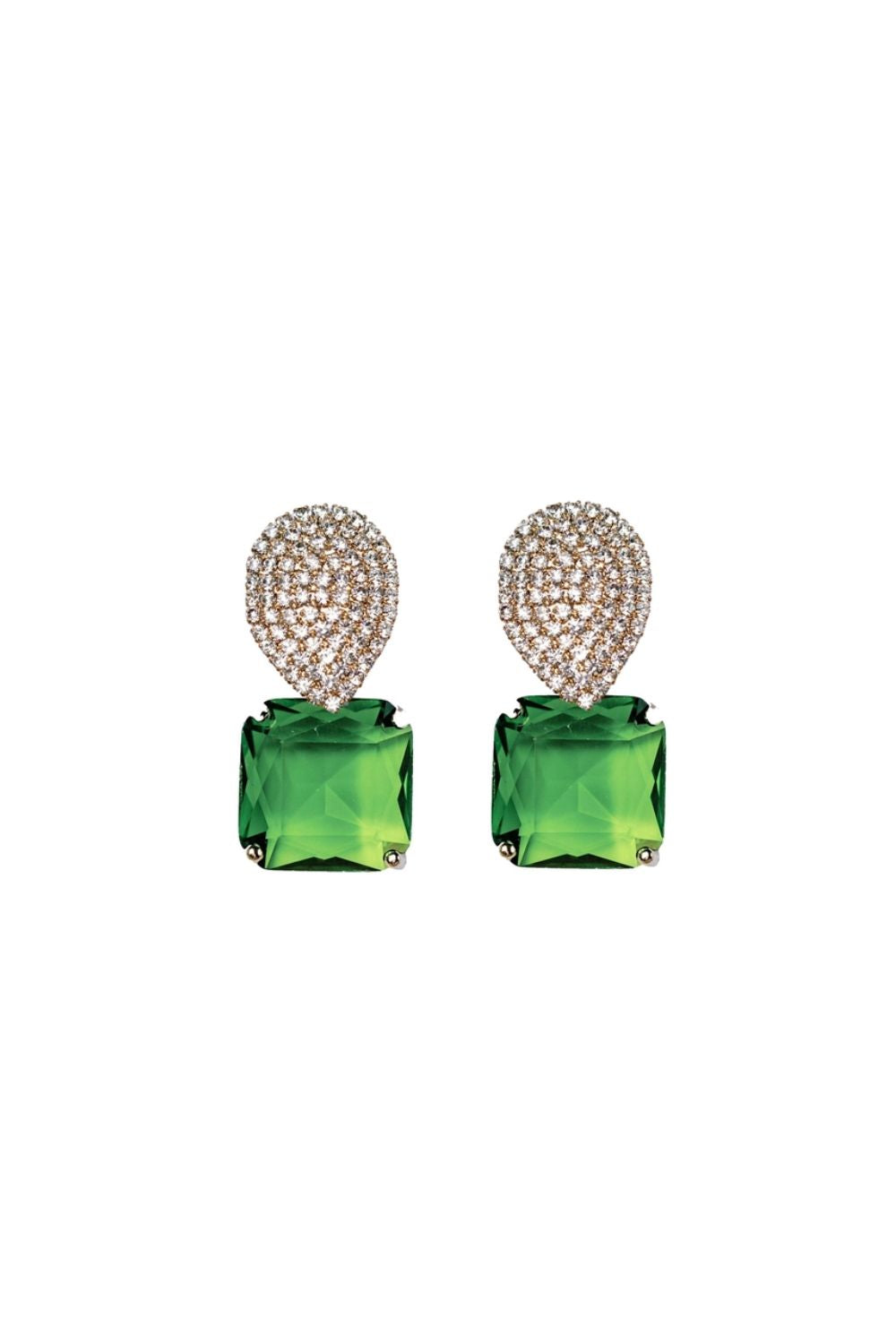 Peridot stone earrings