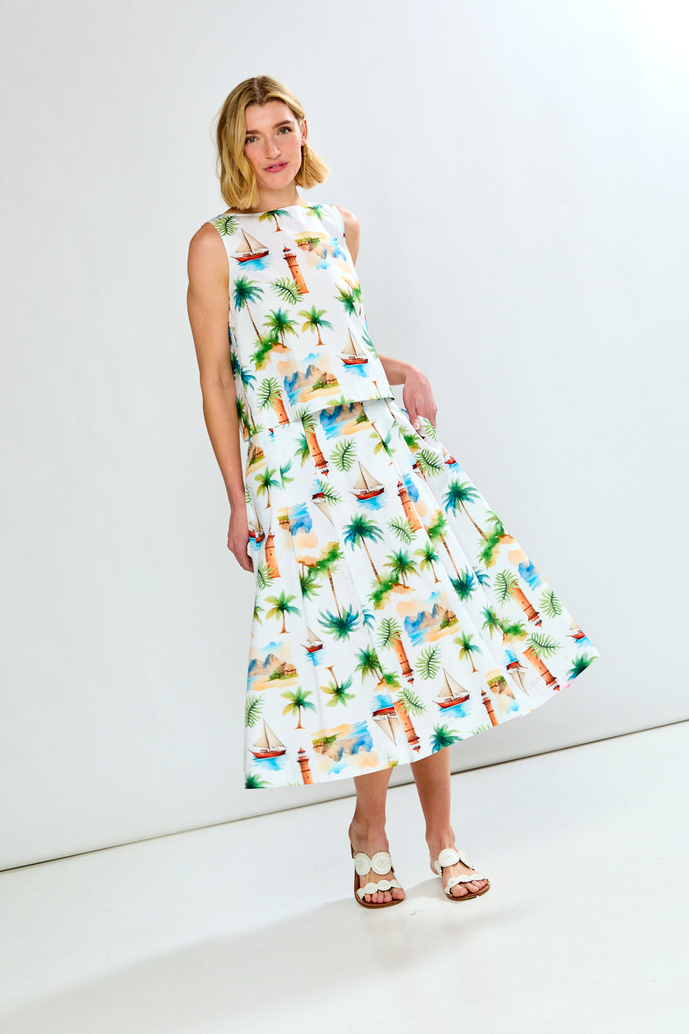 The Ruby Skirt in Tropical Island