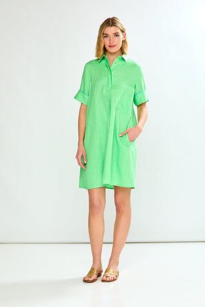 green emerald velvet dress Sara - Strappy Sundress