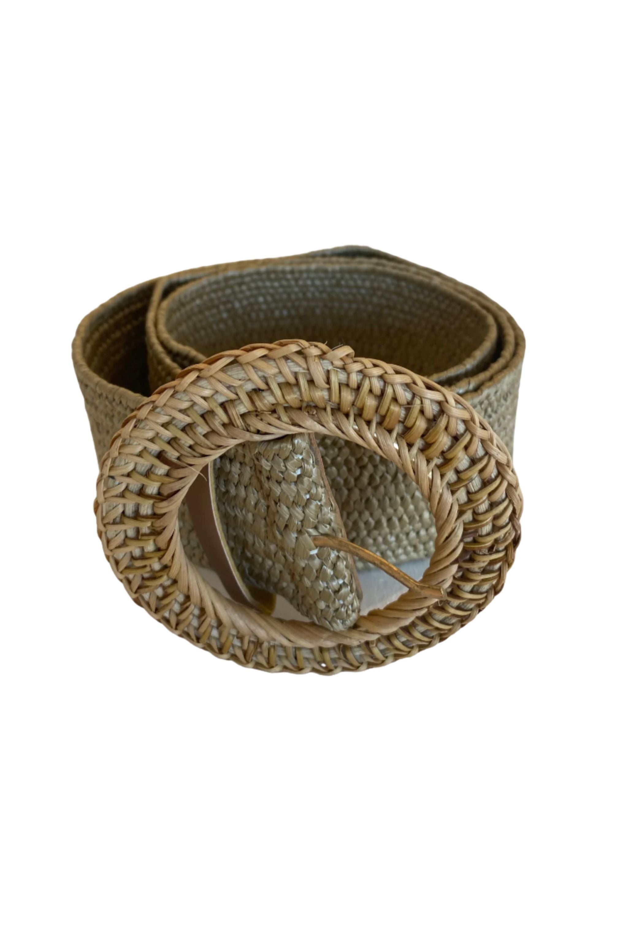 Rattan belt
