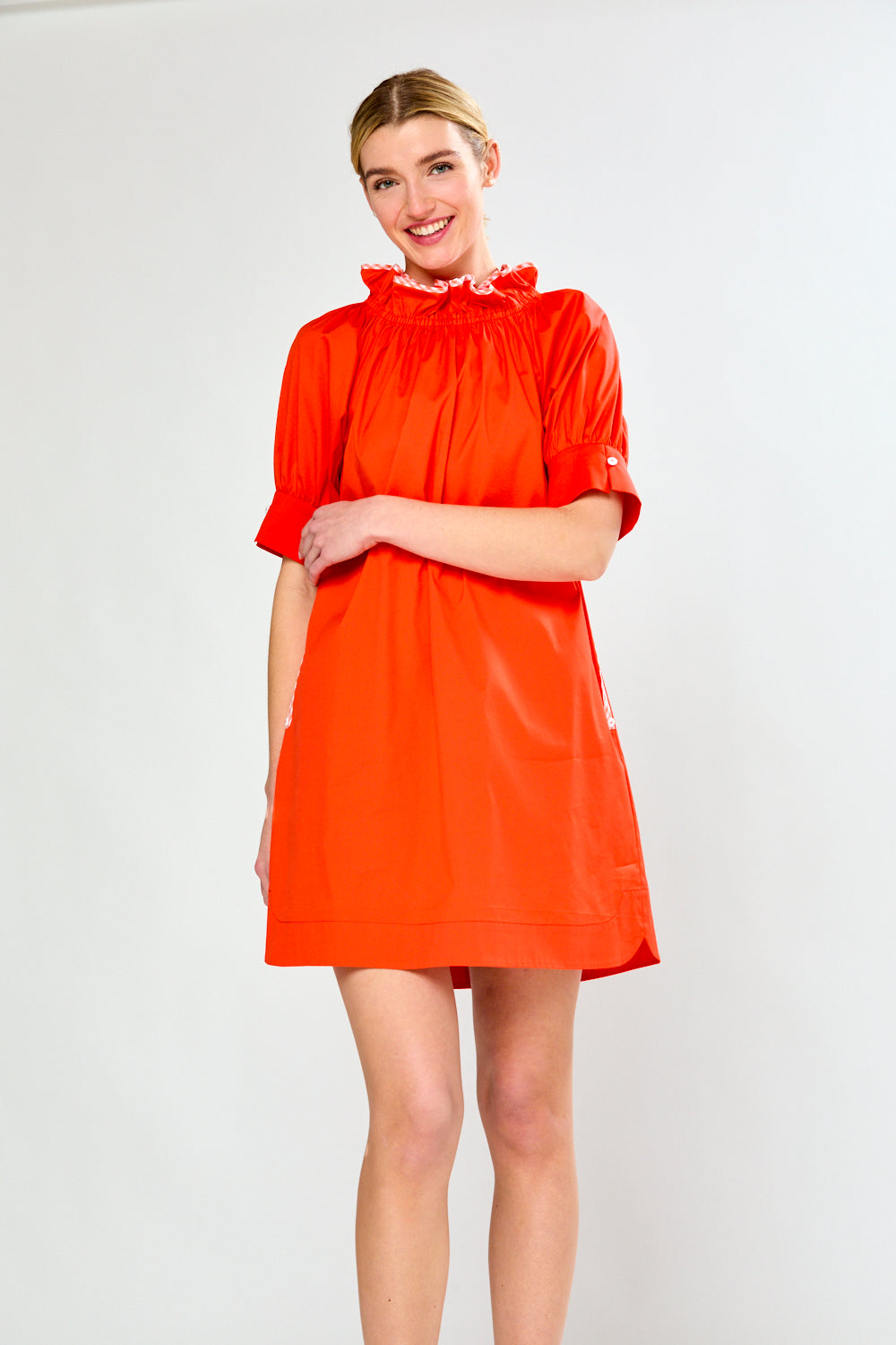 Woman wearing The Wren Dress