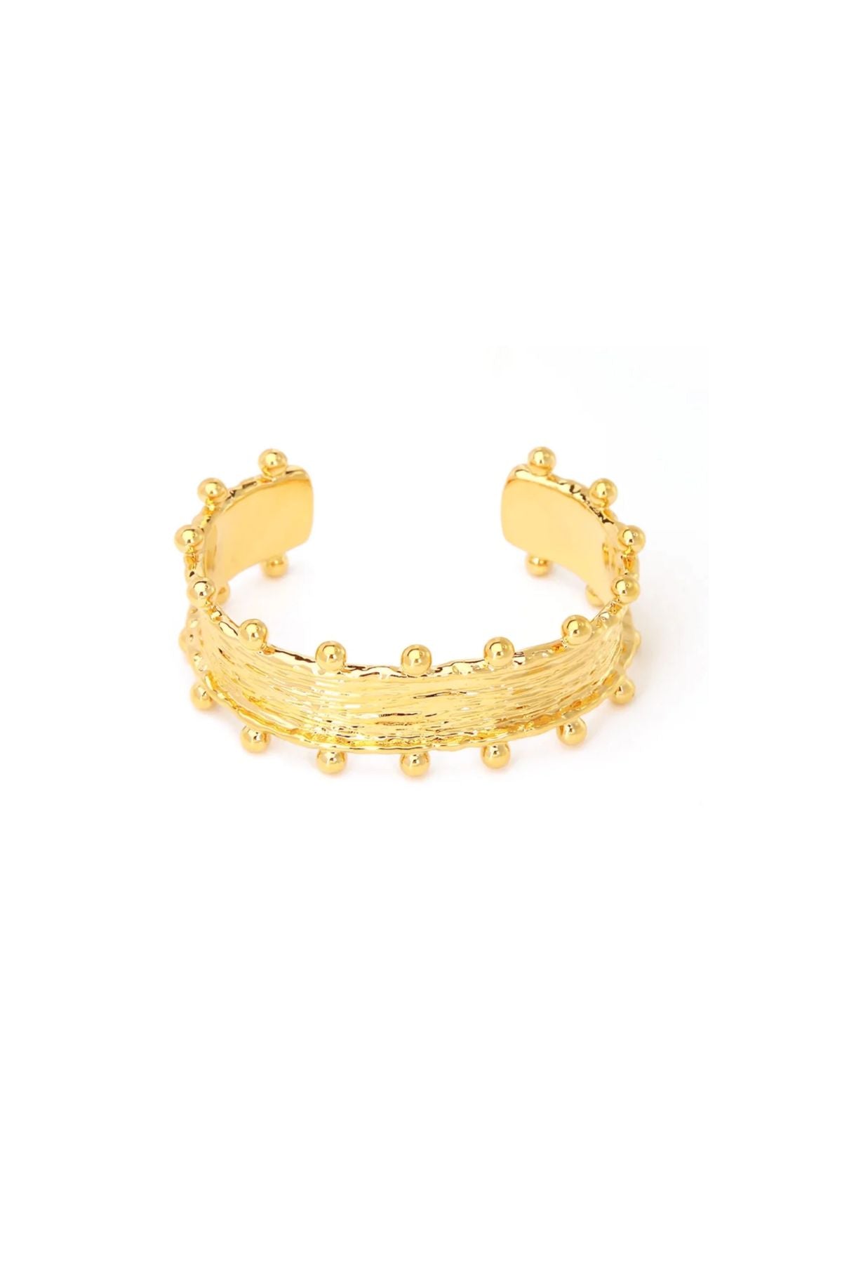 Gold studded bracelet