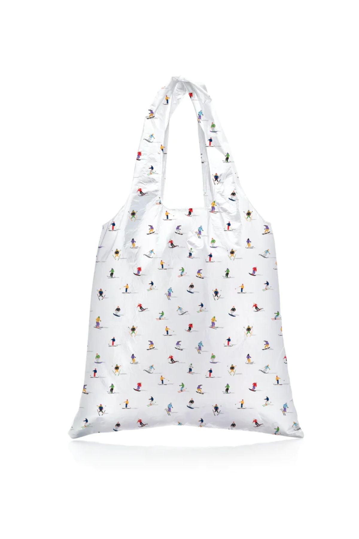 Tote with dancing skiers