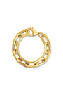 Gold link bracelet