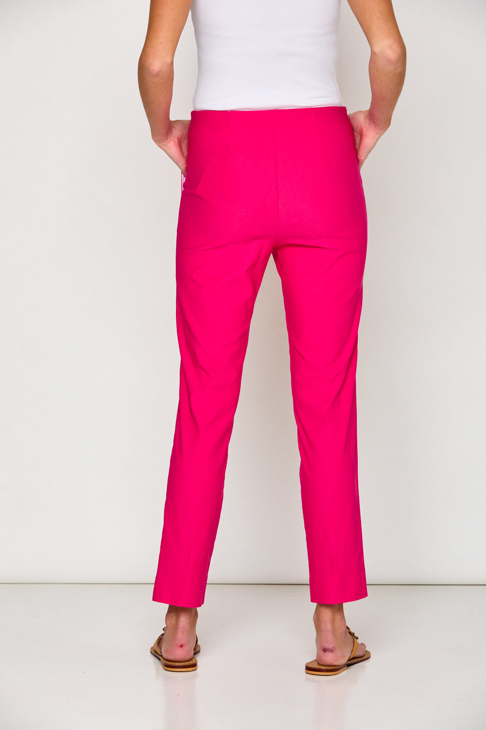 The Sutton Pant in Hibiscus