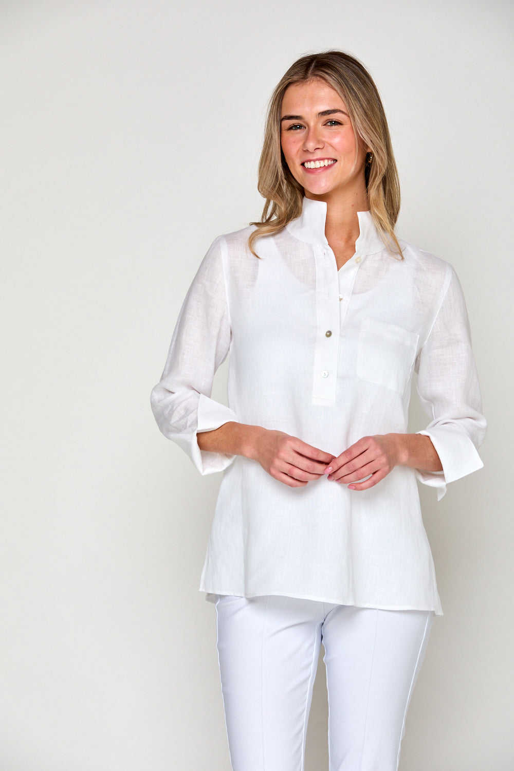 The Short Daniella Tunic in Linen