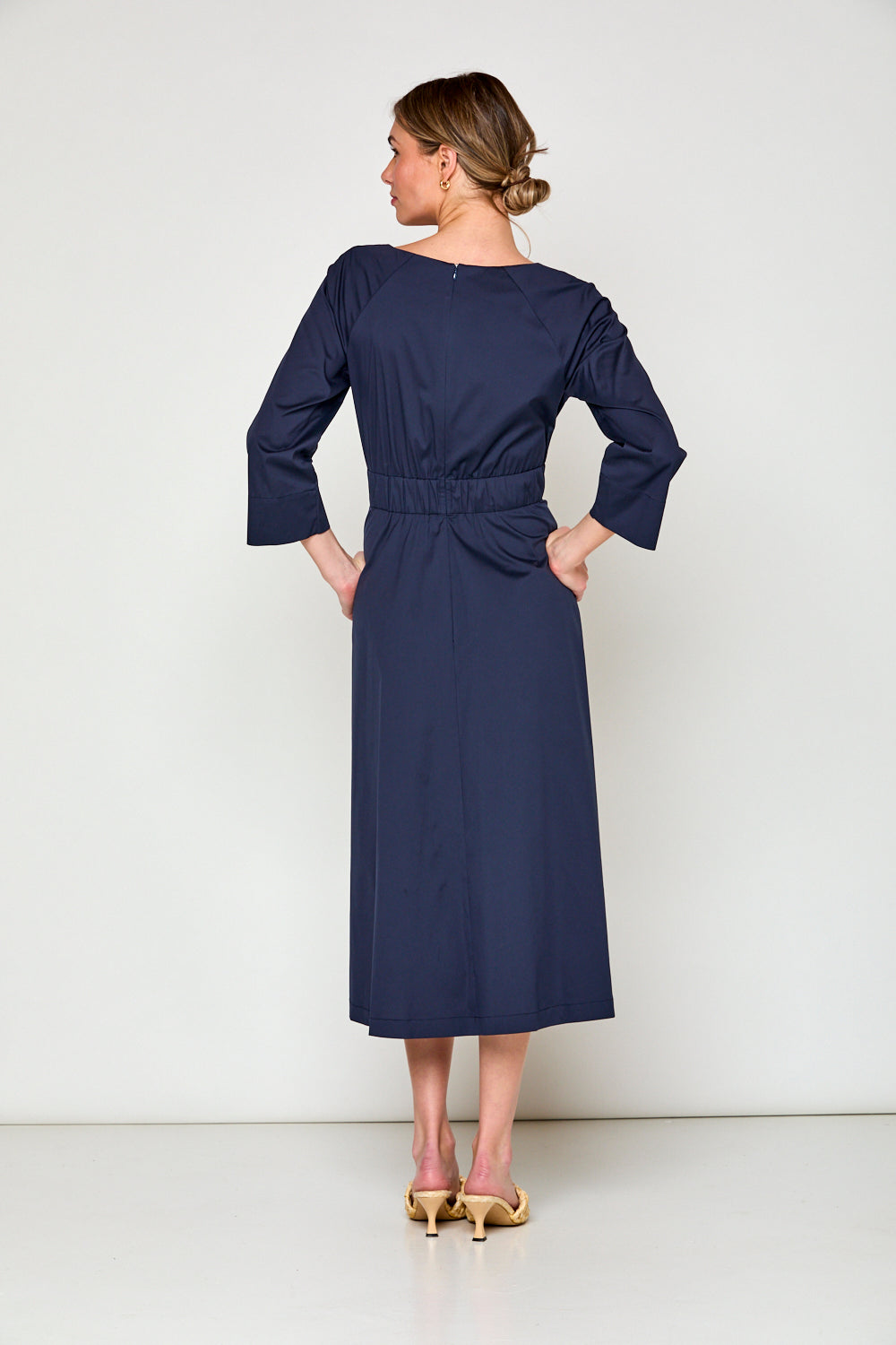 The Topanga Dress in Navy