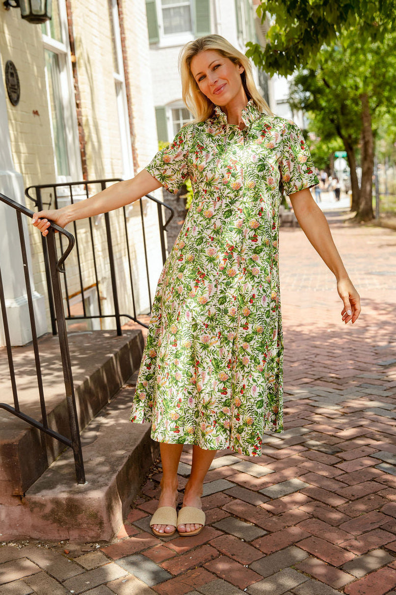 woman wearing the kendra dress