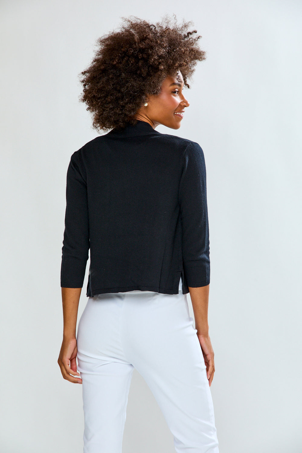 The Jackie Cardigan - Black
