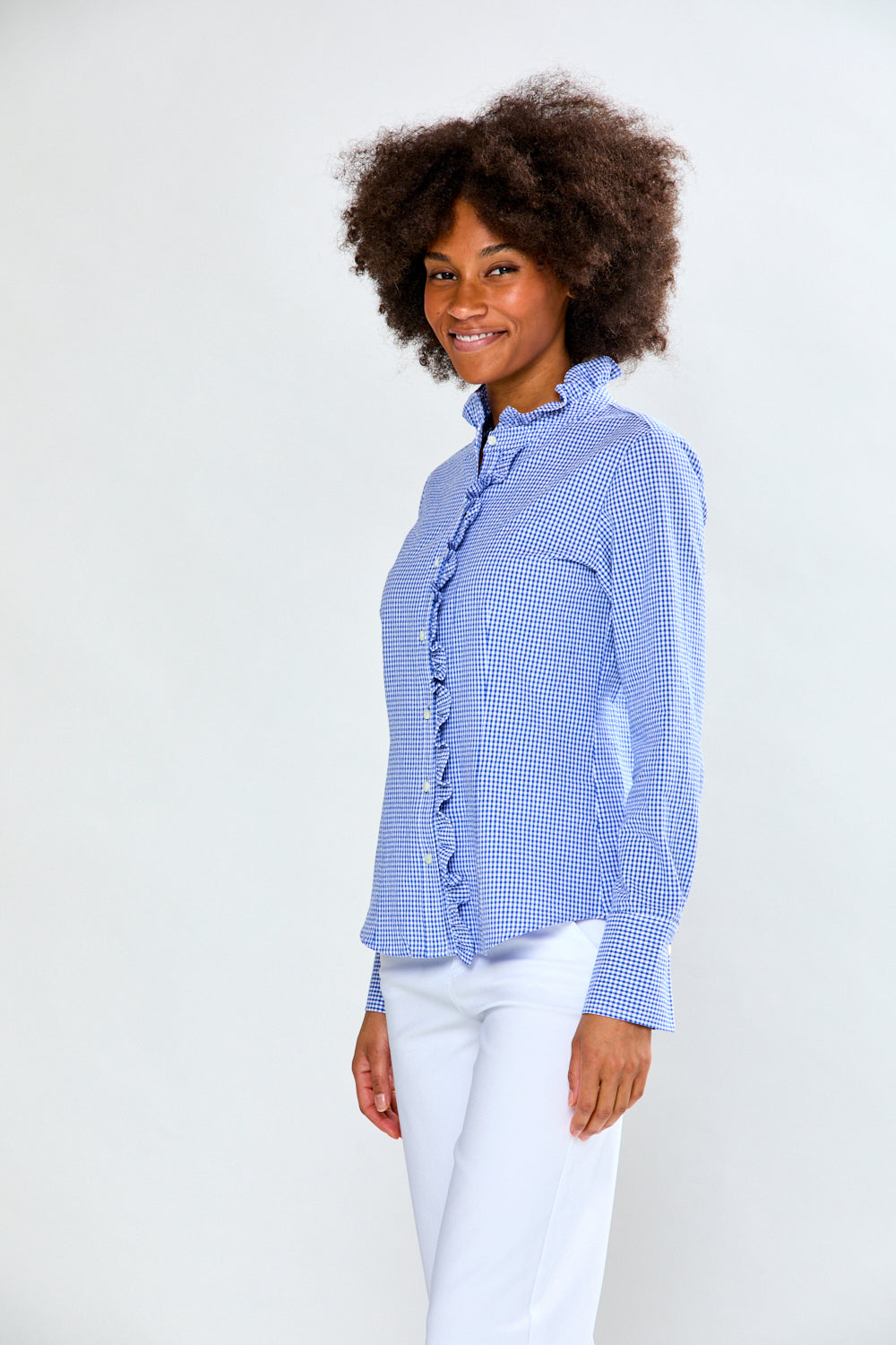 The Mason Blouse in Royal