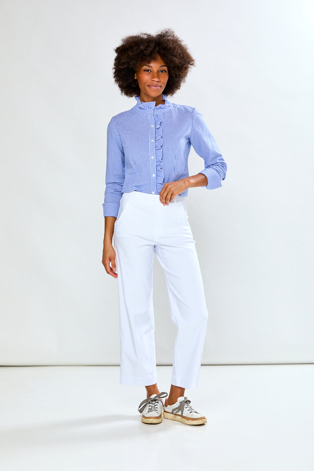 The Mason Blouse in Royal