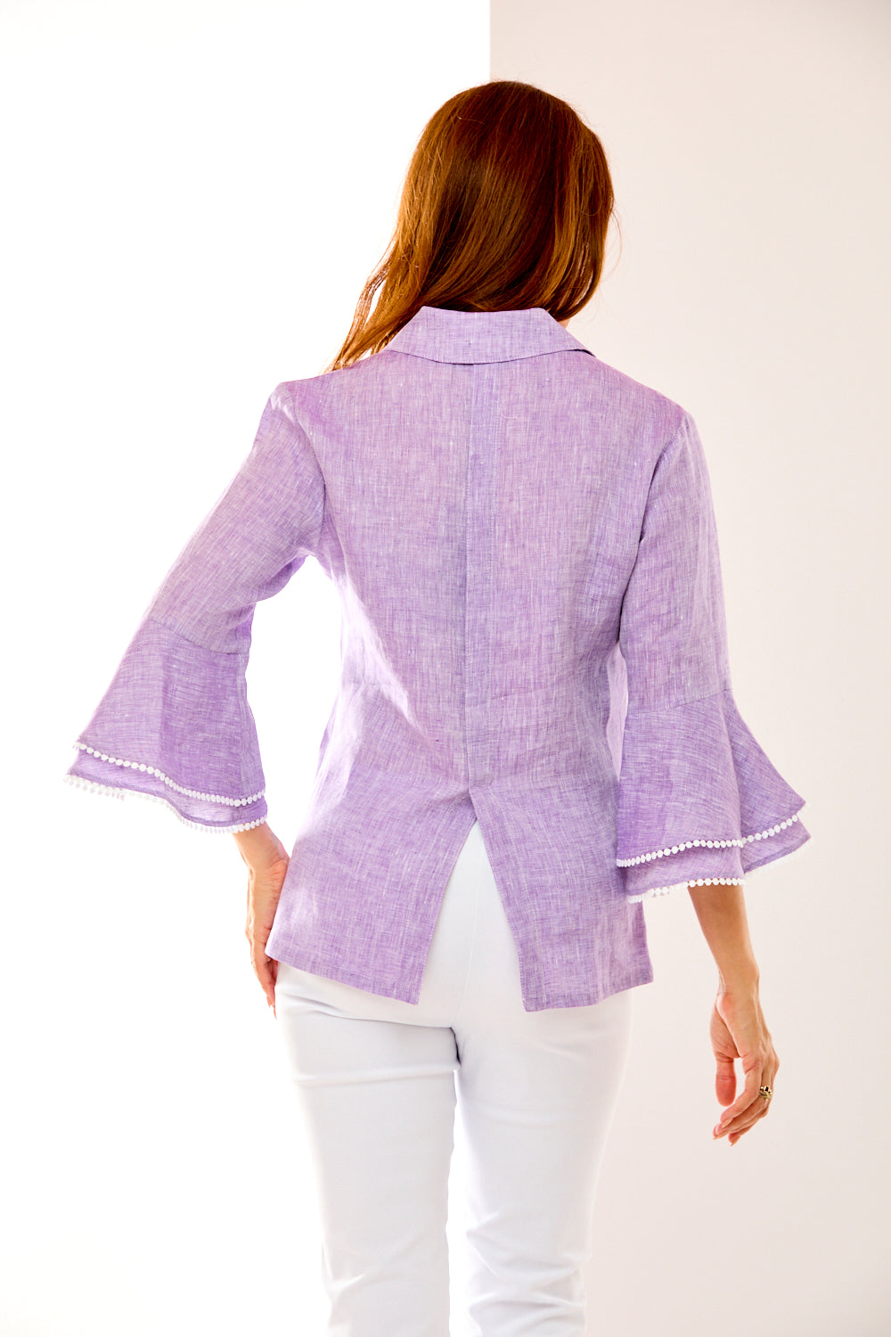 The Lottie Blouse in Purple