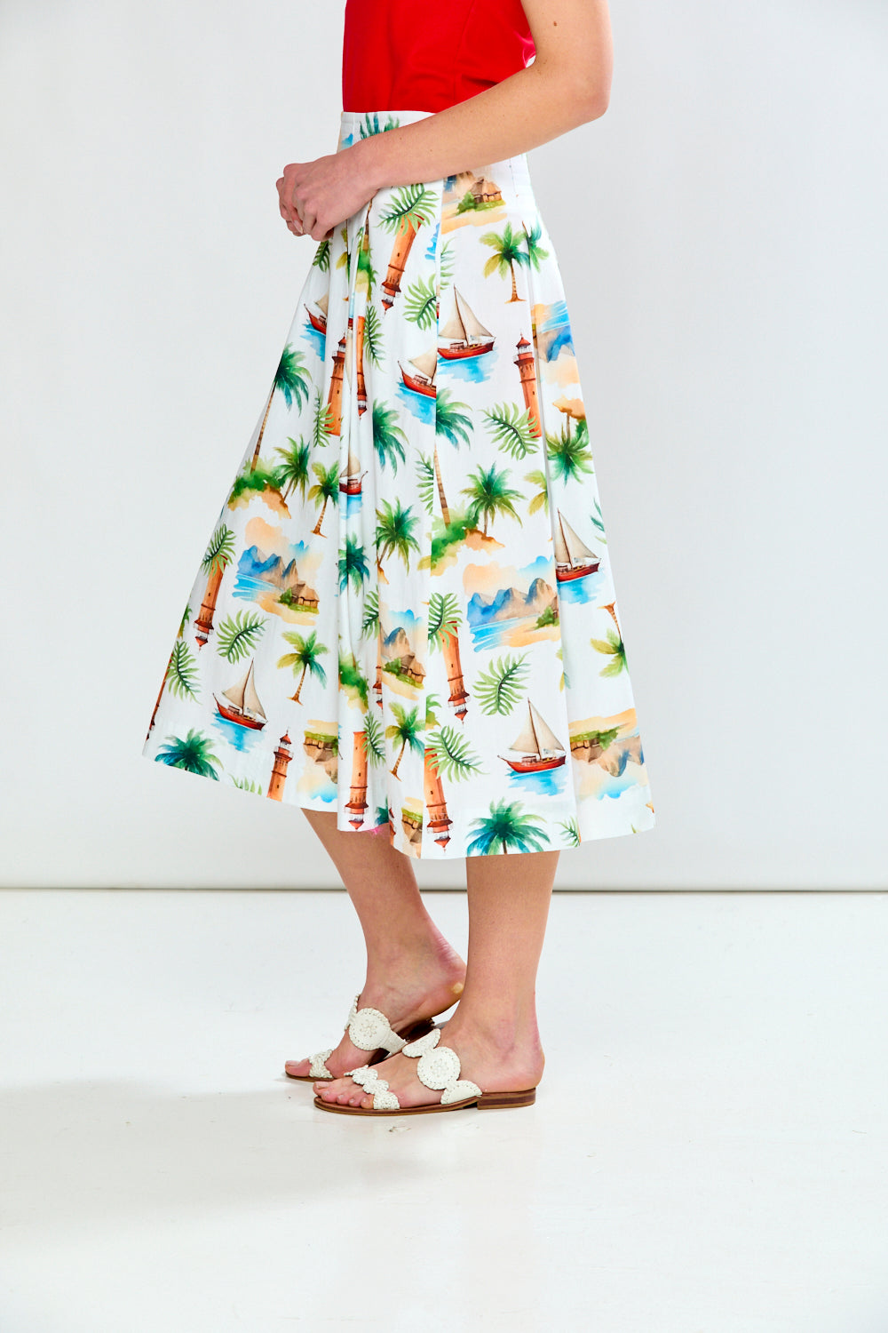 The Ruby Skirt in Tropical Island