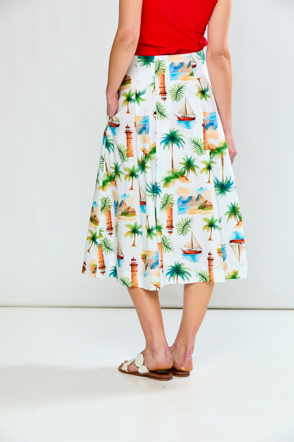 The Ruby Skirt in Tropical Island
