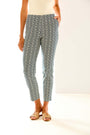 Woman in printed Sutton pant