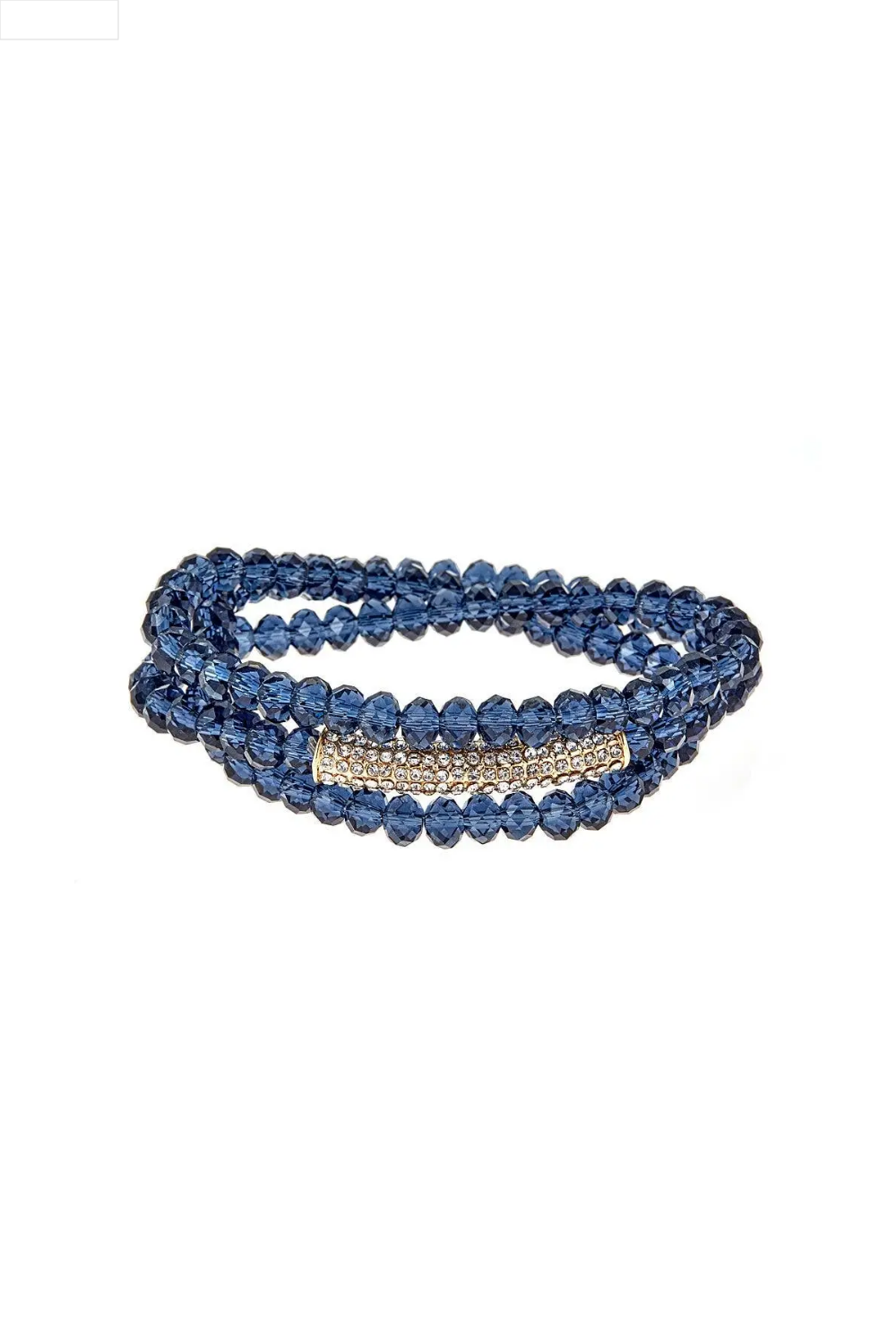 Navy wrap bracelet
