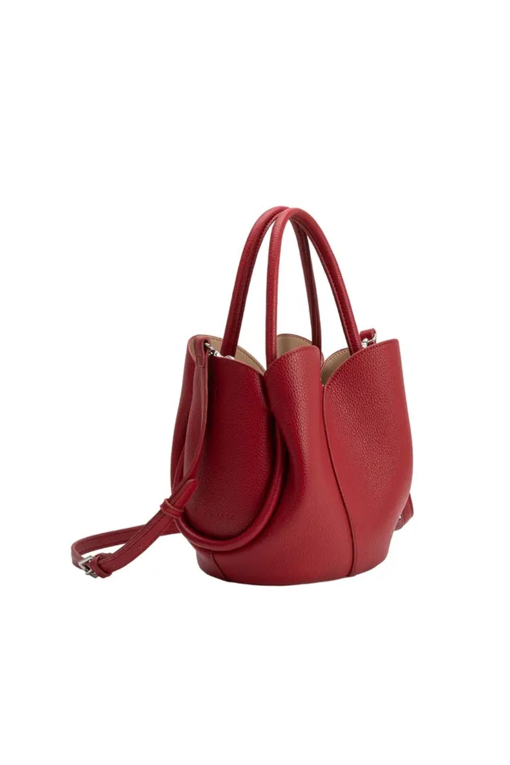 Tulip handbag in red