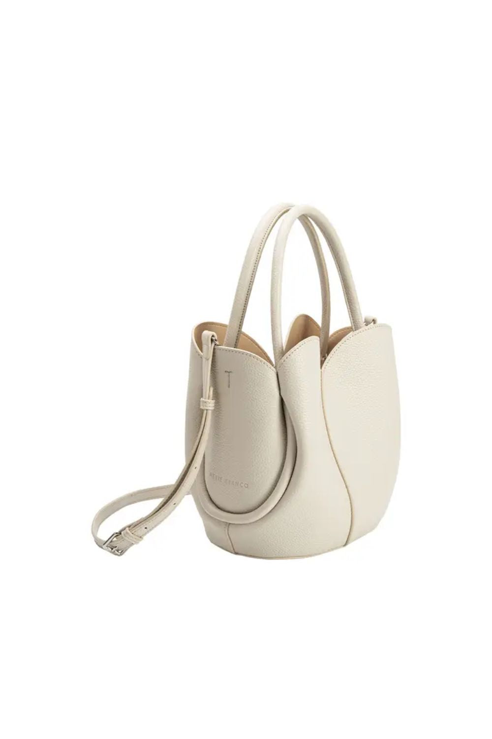 Tulip handbag in bone