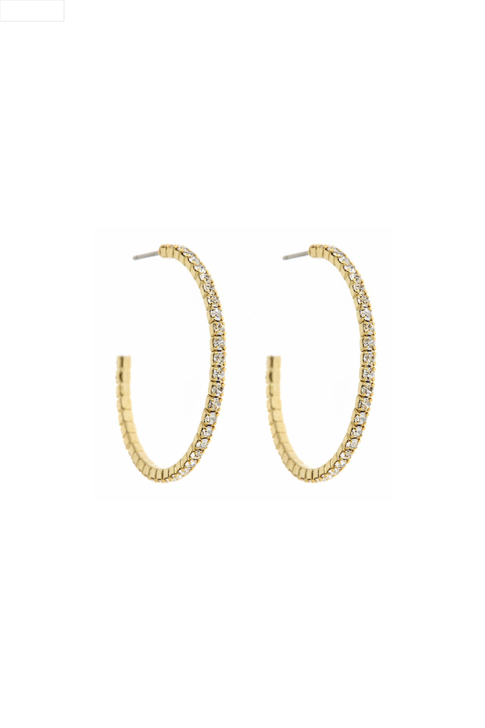 Gold hoop earrings
