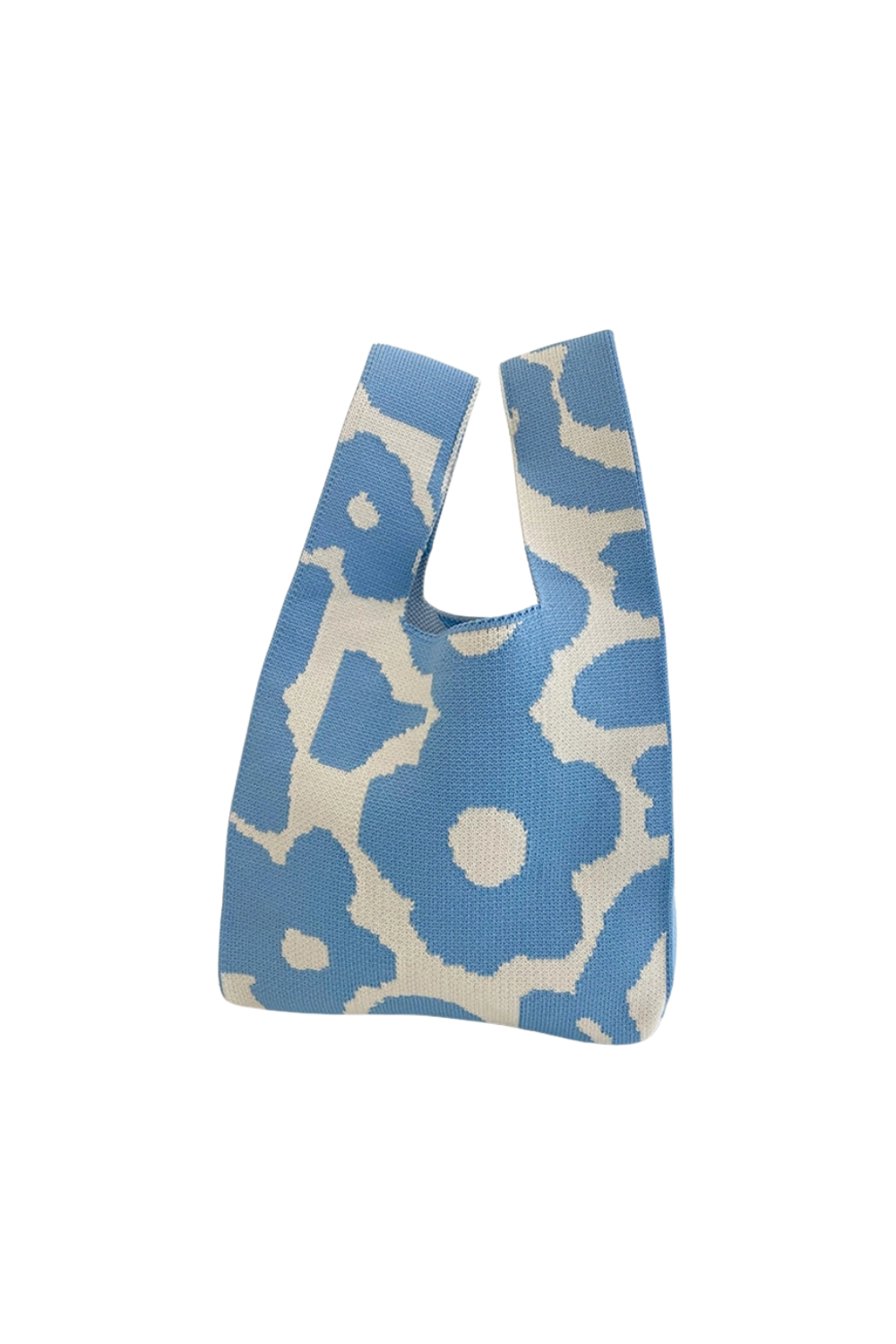 blue floral bag