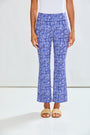 The Mallory Pant - Blue Watercolor Grid
