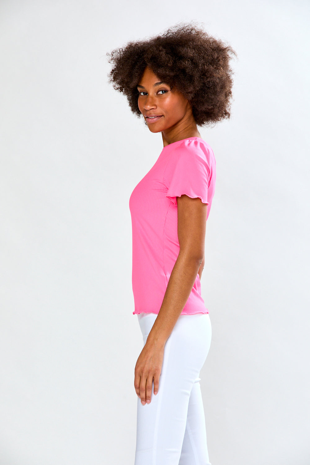 The Polly Top in Pink