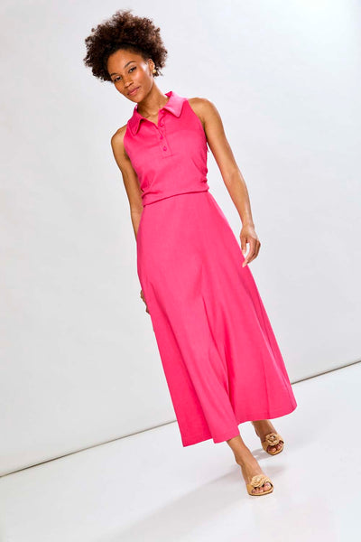 sim and sam dress The Samantha Dress in Solid Lipstick / L