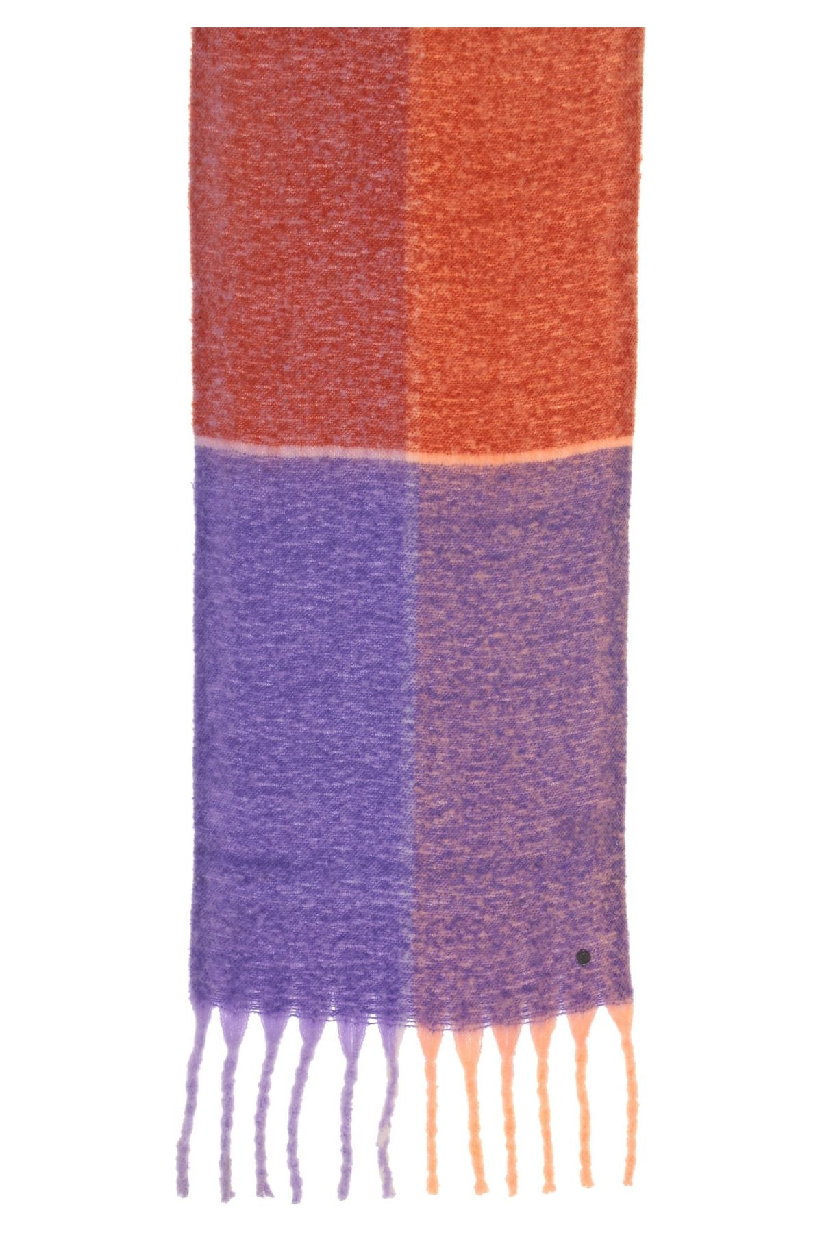 Royal purple boucle scarf