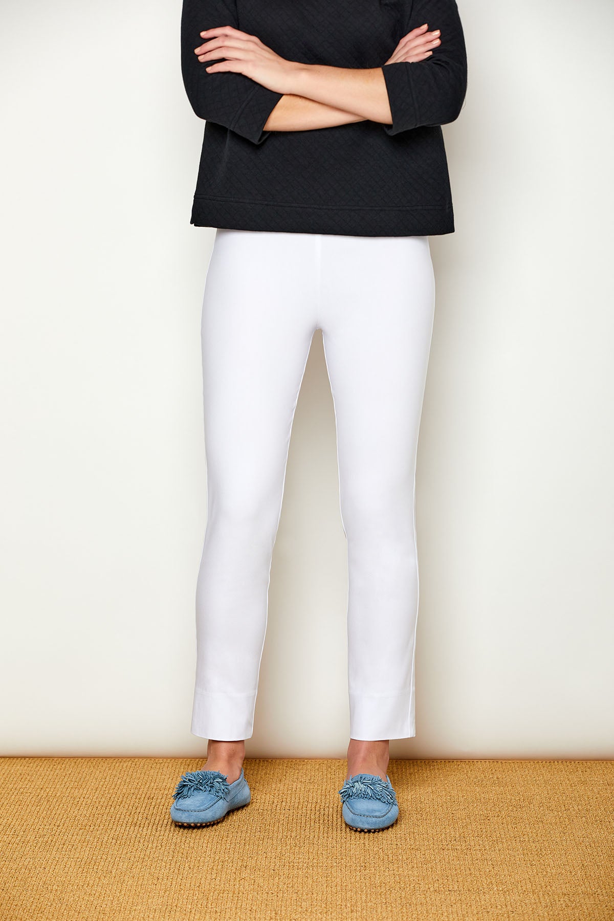 The best-selling Sara Campbell Sheri Pants in white