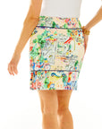 Woman in st tropez skirt
