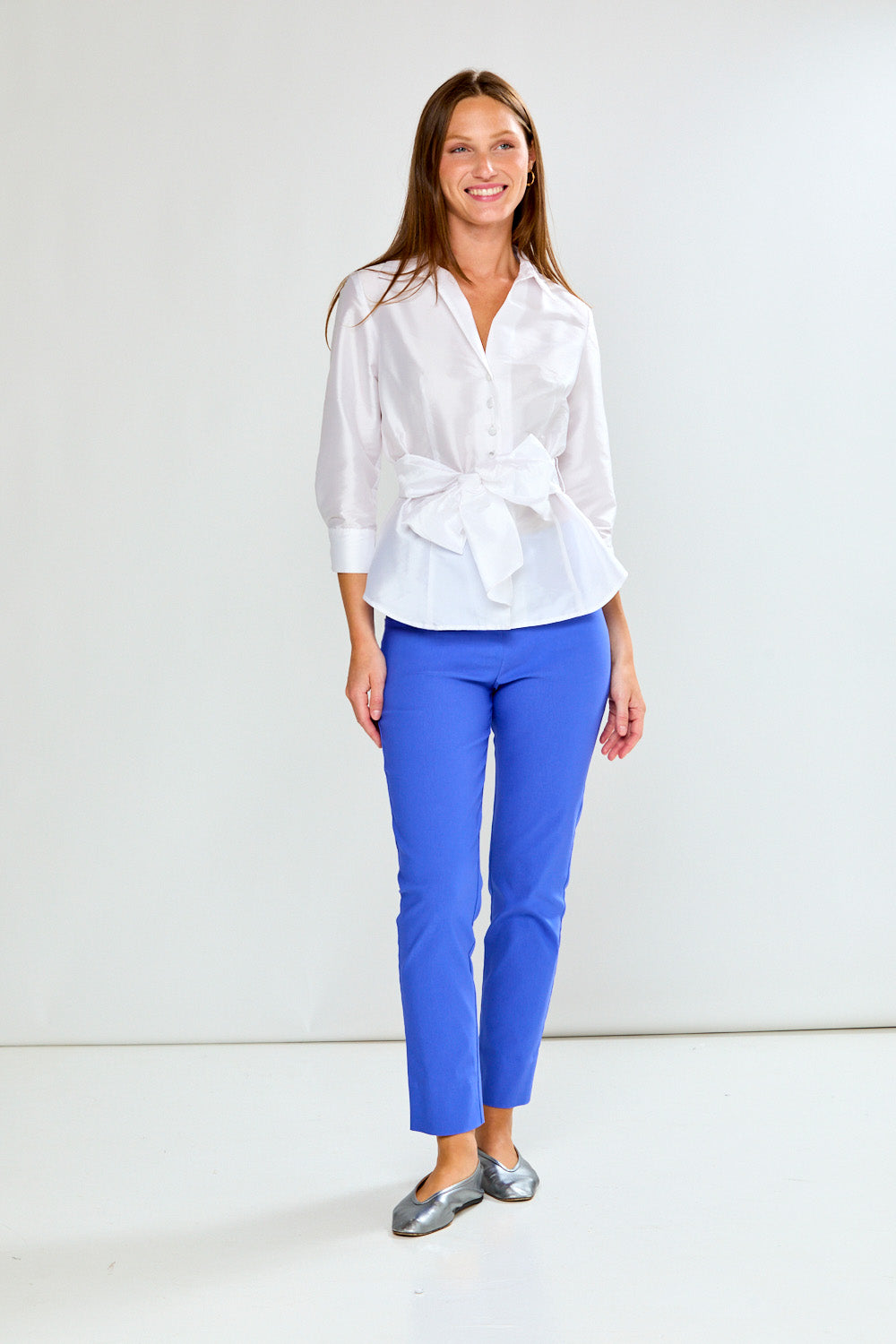 The best-selling Sara Campbell Sheri Pants in French Blue