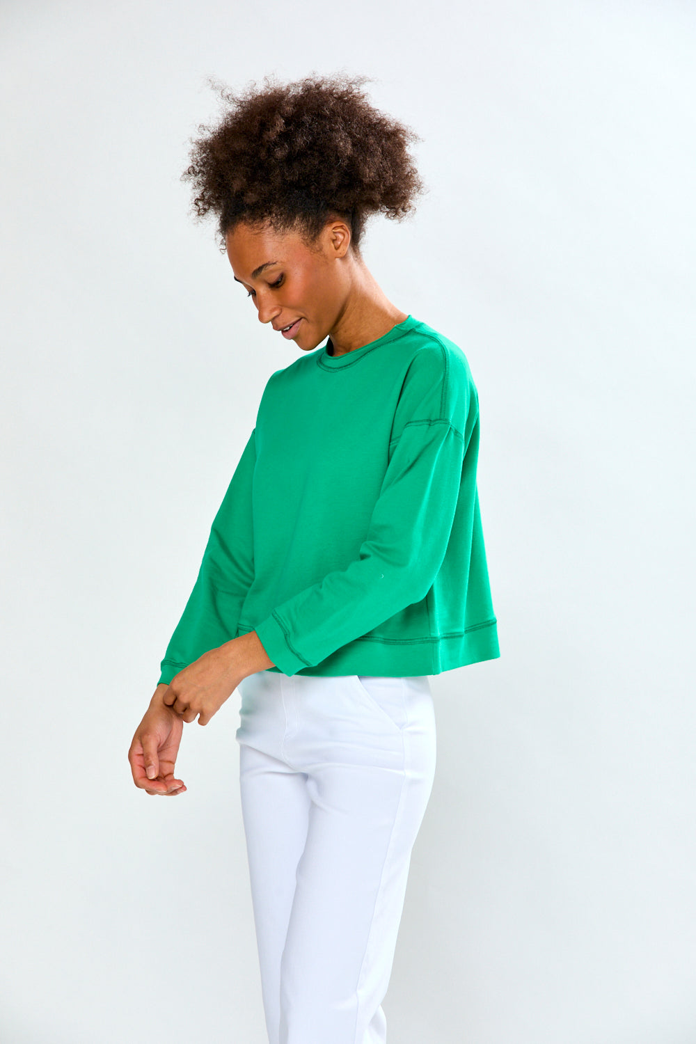 The Piper Top in Green