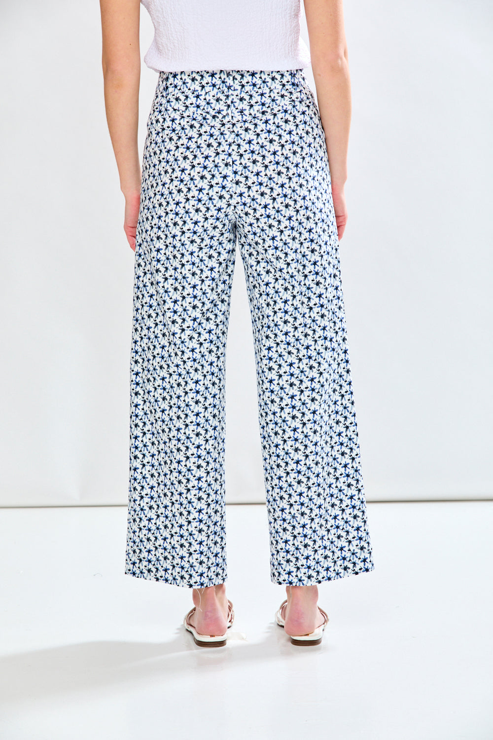 Woman in printed pant
