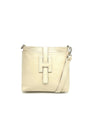 Beige shoulder bag