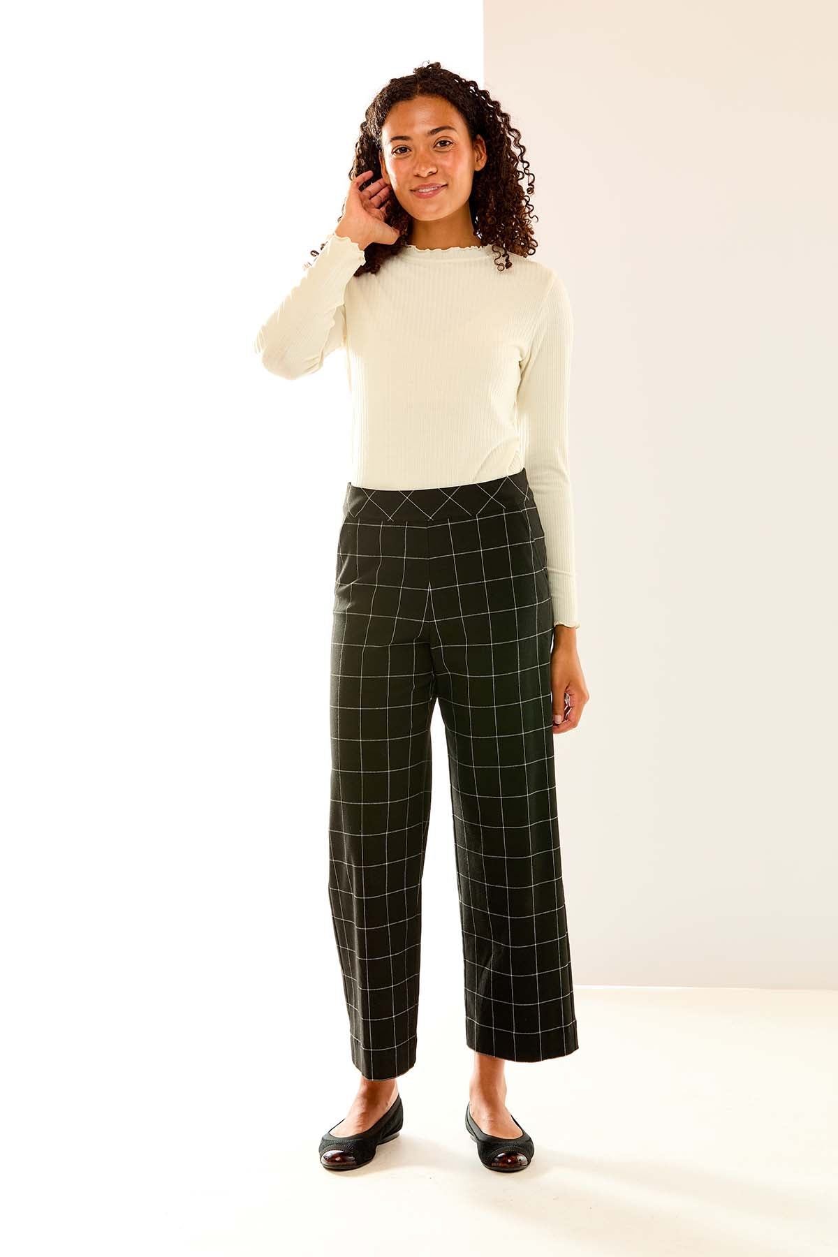 The Windowpane Willow Pant