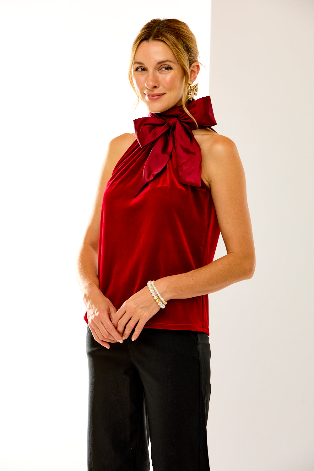 The Mika Top in Red