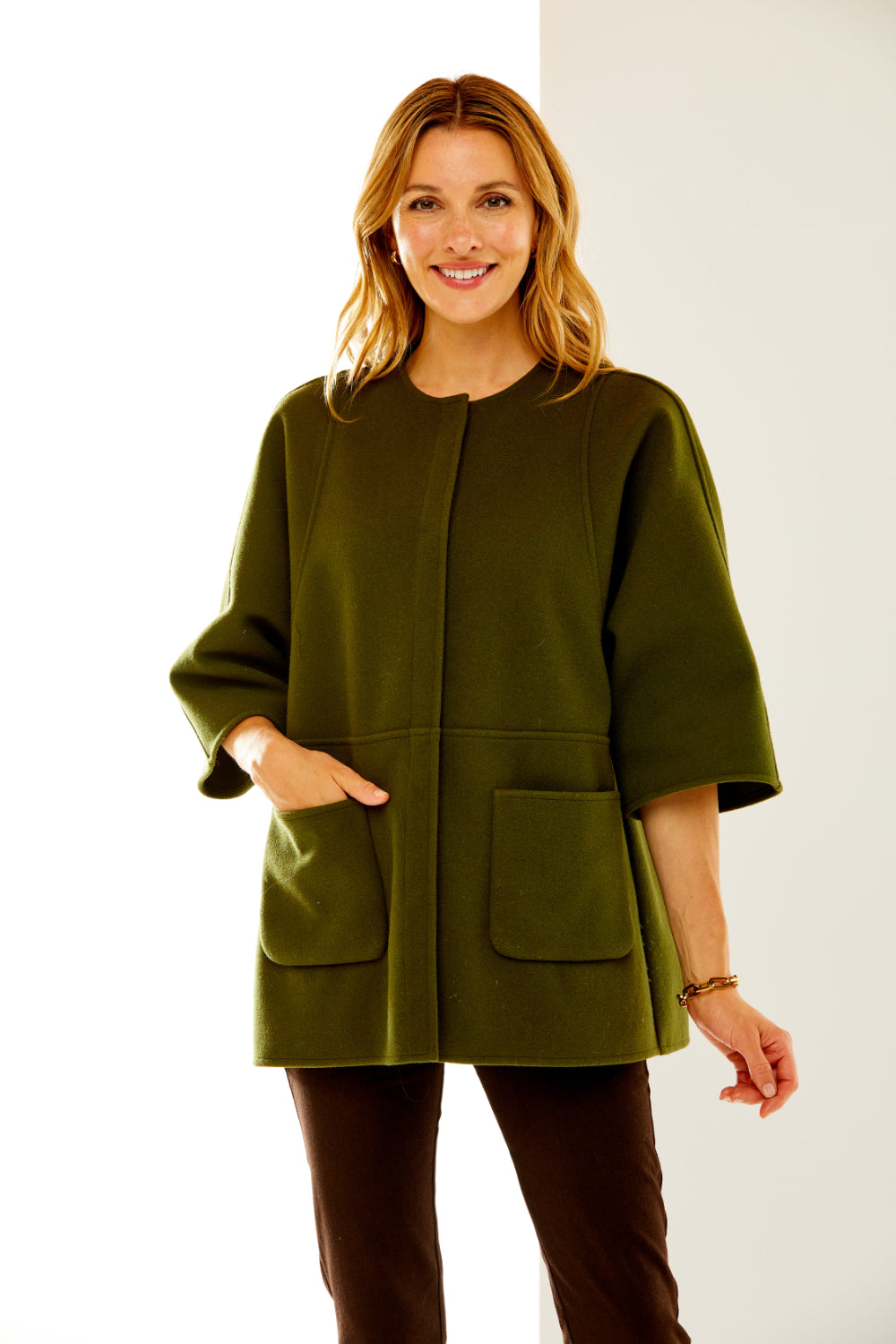 The Charlie Jacket in Olive